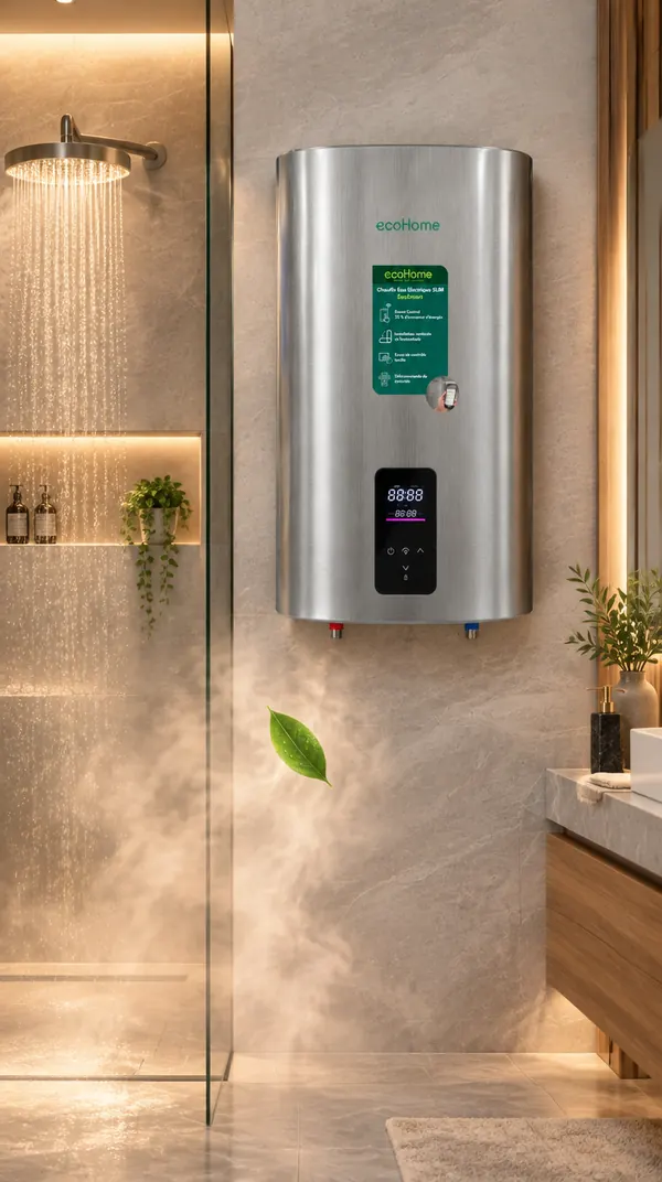 Chauffe-eau ecoHome dans une salle de bain